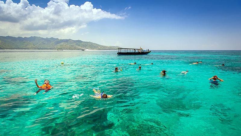 Bali to Gili islands: Snorkelling is a popular activity on Gili islands